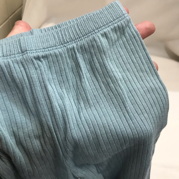 MORI Baby Sky Blue Bamboo/Organic Cotton 2 PC SET 9-12 month Rib Knit Boys/Girls - Picture 8 of 9